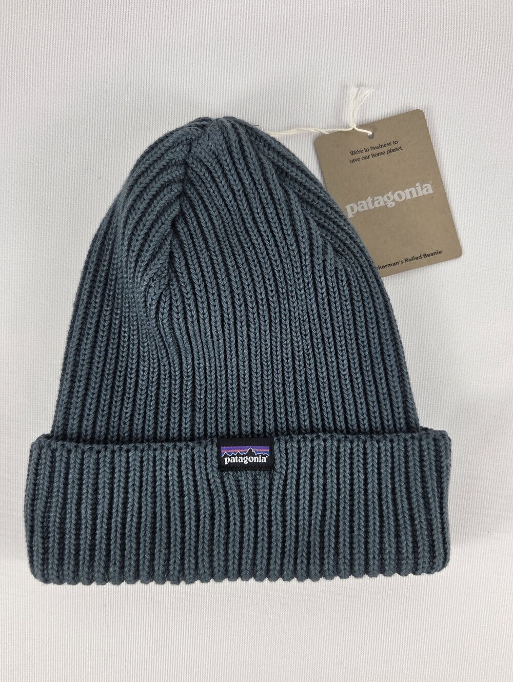 Patagonia Fishermans Rolled Nouveau Green Unisex Beanie Men Women One Size New